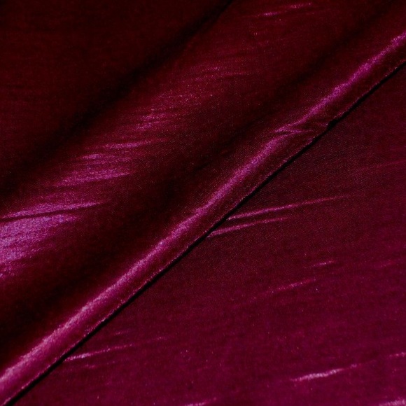 Faux Silk color Passion Fruit Drapery Fabric - Picture 7 of 10